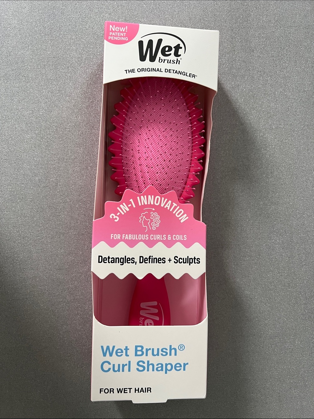 Wet Brush | Curl Shaper Detangling Brush - Pink